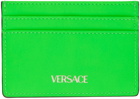 Versace Green Medusa Biggie Card Holder