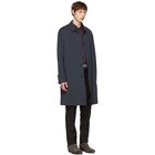 Brioni Blue Packable Travel Coat