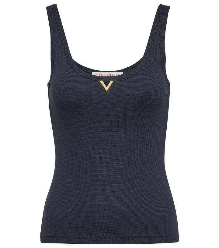 Photo: Valentino Cotton jersey tank top