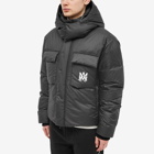 AMIRI Men's Hooded Down Puffer Jacket in Black