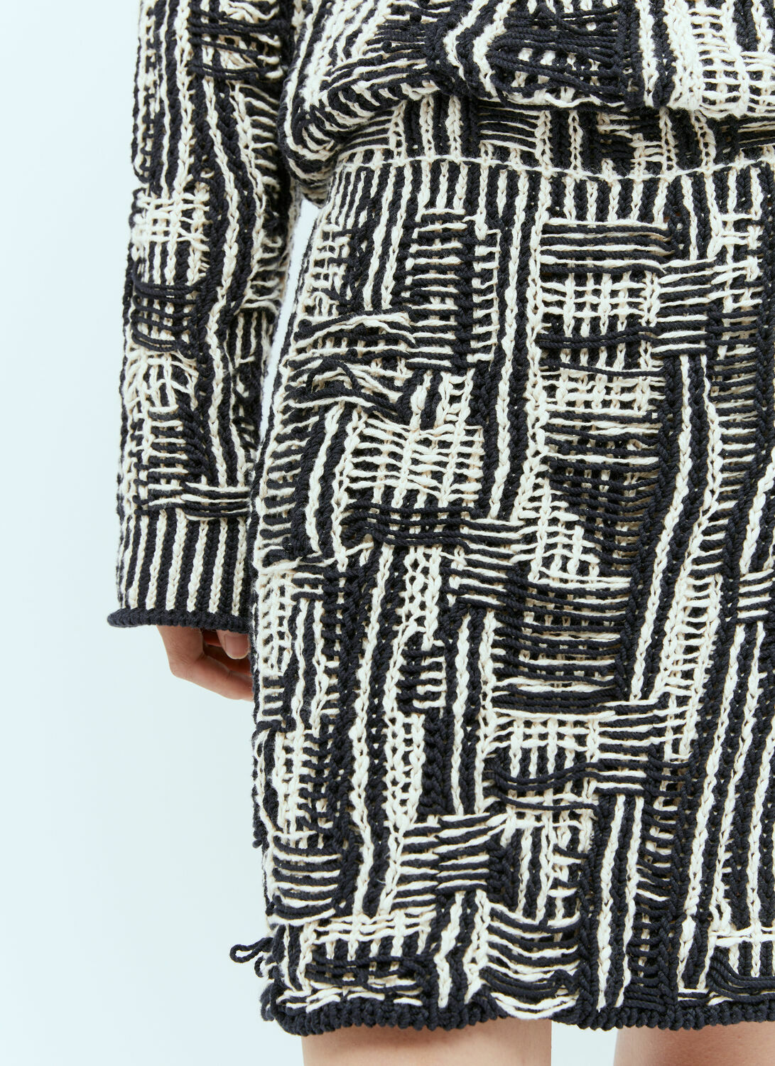 Bottega Veneta Intrecciato Cotton Skirt