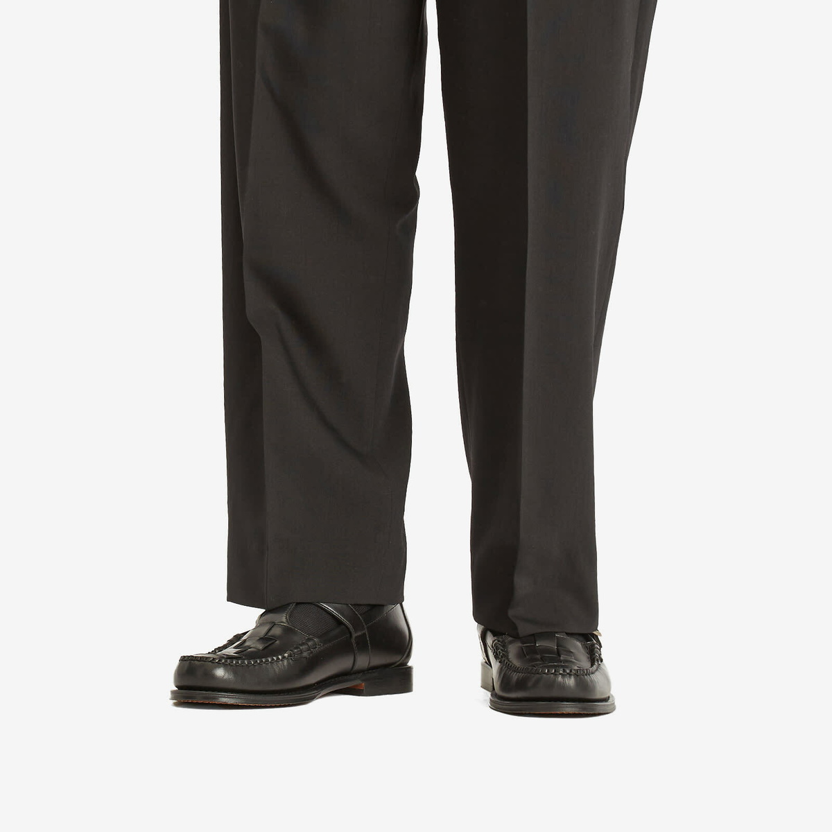Bass Weejuns Men's Fisherman in Black Leather