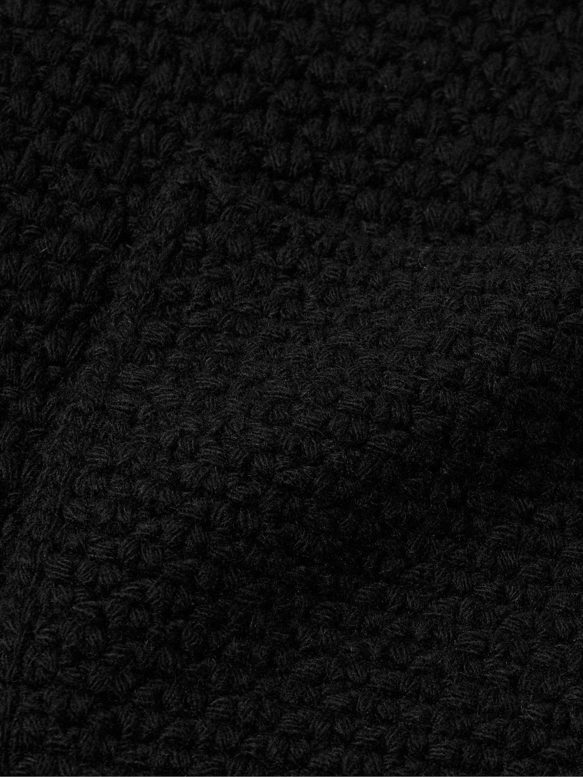 Anderson & Sheppard - Merino Wool and Cashmere-Blend Cardigan - Black