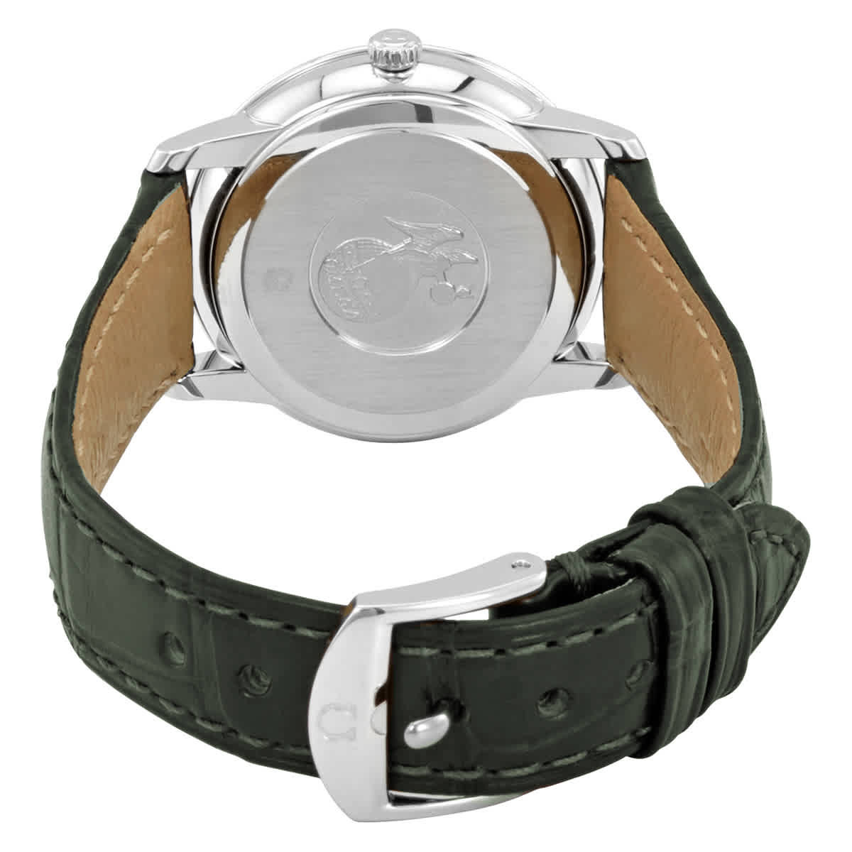 Omega De Ville Prestige White Silvery Diamond Dial Ladies Watch 424.13.27.60.52.002