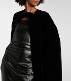 Rick Owens Velvet cape