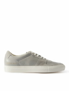 Common Projects - BBall Duo Suede-Trimmed Leather Sneakers - Gray