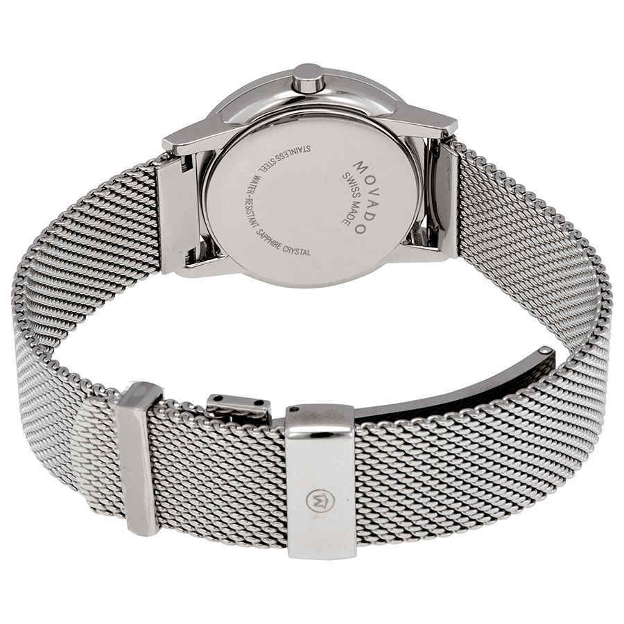 Movado Museum Classic Blue Mother of Pearl Dial Ladies Watch 0607425 Movado