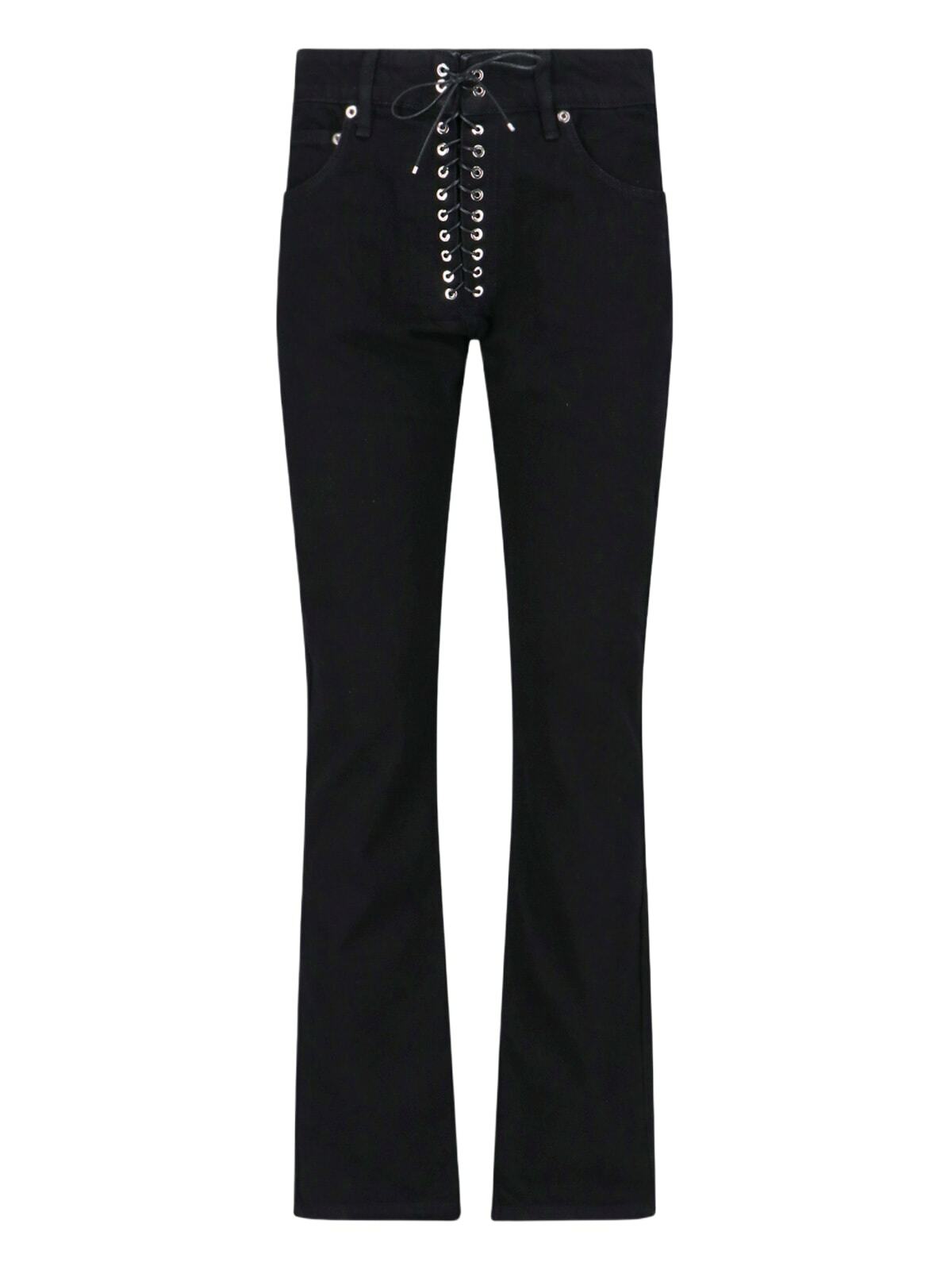 Ludovic de Saint Sernin lace-up Jeans