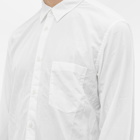 Comme des Garçons Homme Plus Men's Washed Shirt in White
