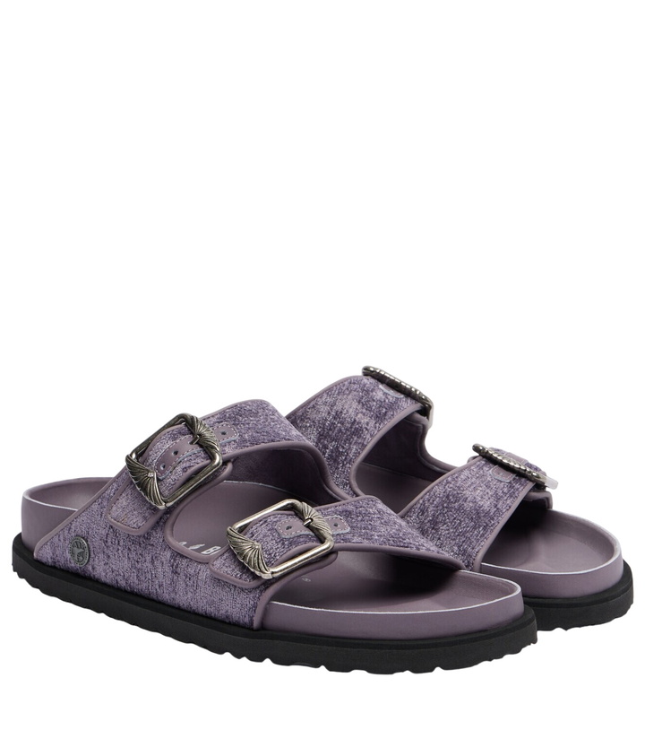 Photo: Birkenstock 1774 Arizona velvet slides