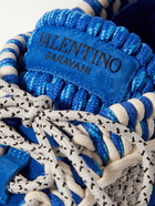 Valentino - Valentino Garavani Macramé Sneakers - Blue