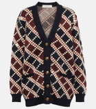 Golden Goose - Checked cotton and wool-blend cardigan