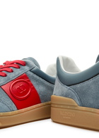Valentino Garavani Upvillage Panelled Suede Sneakers Grey