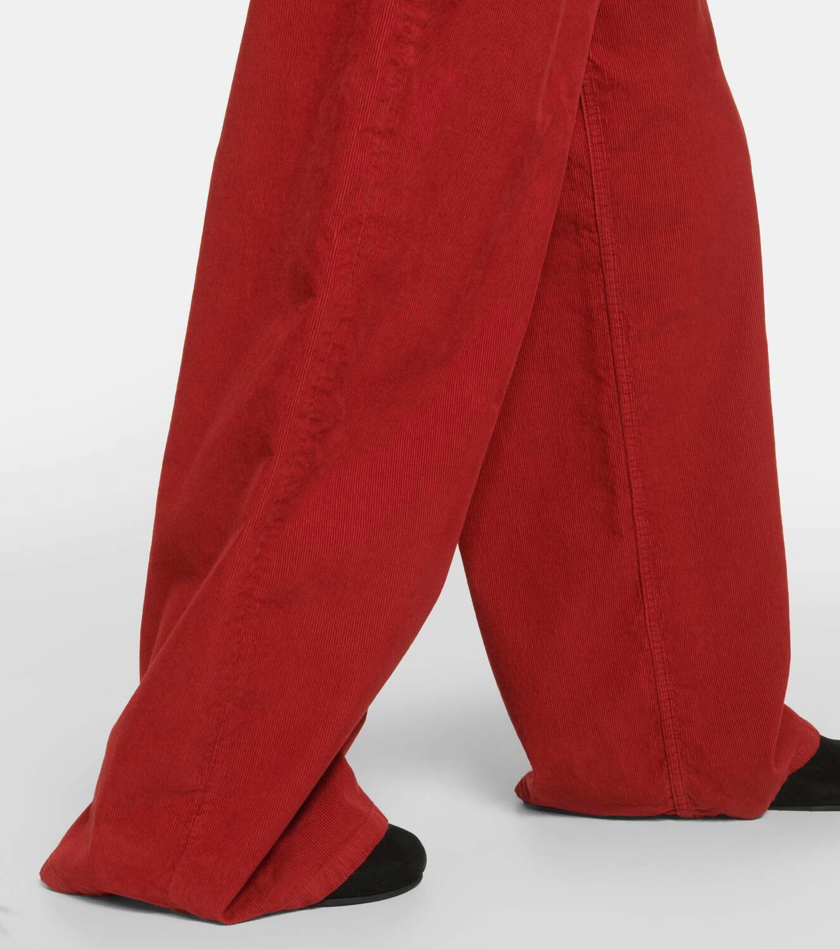 The Row Chan corduroy wide-leg pants The Row