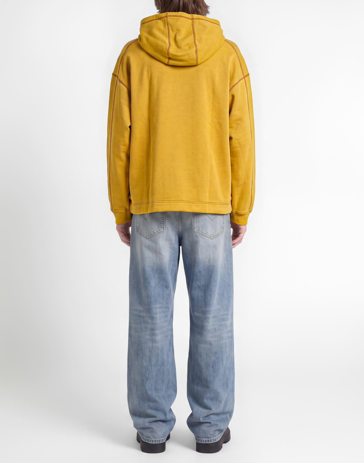 Diesel Mens Sweatshirt Mustard