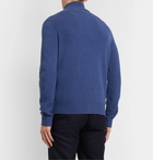 Polo Ralph Lauren - Wool and Cashmere-Blend Half-Zip Sweater - Blue