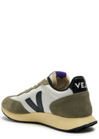 Veja Rio Branco II Panelled Nylon Sneakers Olive