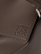 LOEWE - Puzzle Edge Large Logo-Debossed Full-Grain Leather Messenger Bag