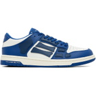 AMIRI Navy & White Skel-Top Low Sneakers