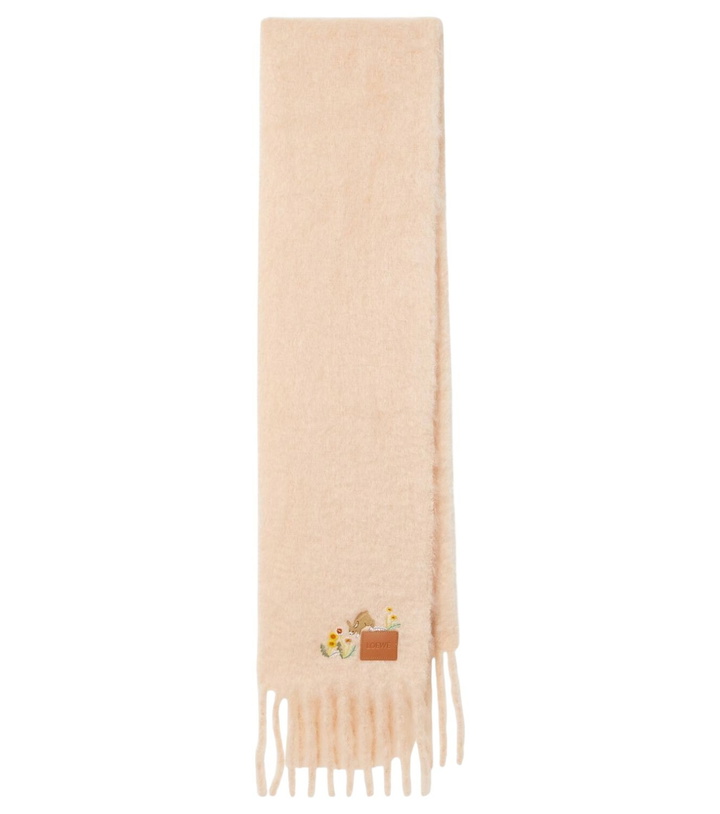 Photo: Loewe x Suna Fujita Bunny mohair-blend scarf