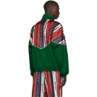Gucci Green Bi-Material Jacket