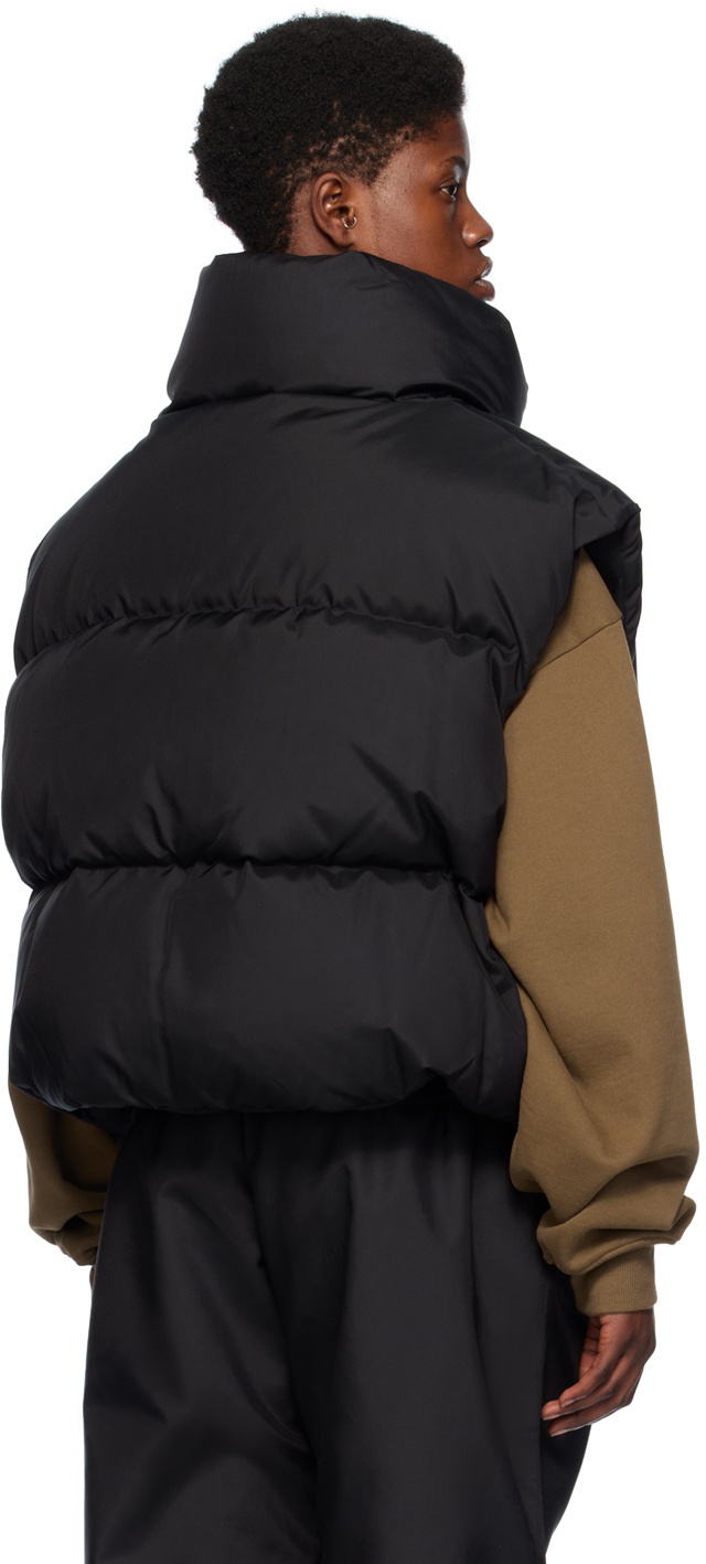 VOLUME NECK DOWN VEST ネイビー M VOLUME NECK DOWN VEST ネイビー M Navy Down Vest in Technical