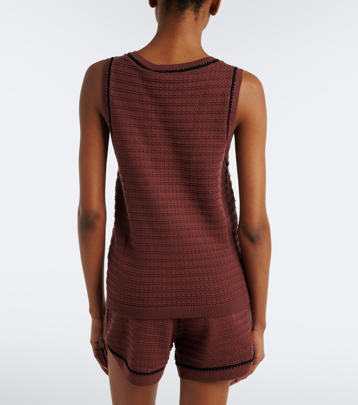 Varley Gideon pointelle cotton tank top