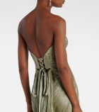 Maria Lucia Hohan Jasleen strapless silk tulle corset gown