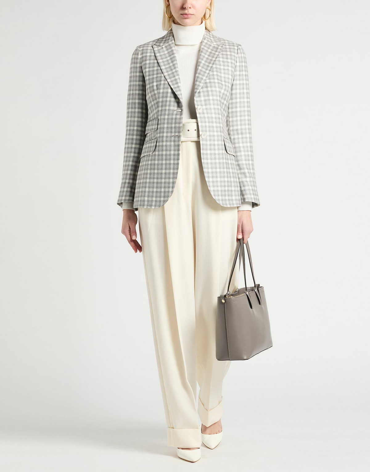 Kiton Womens Blazer Light in Grey