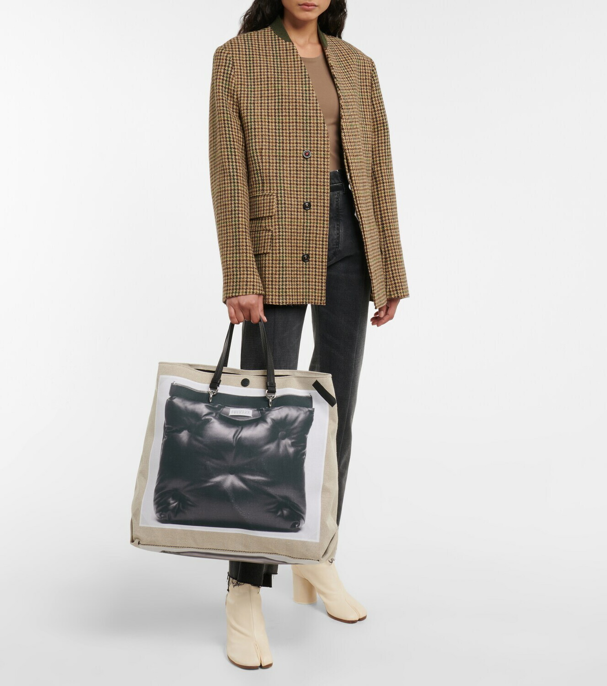 【MAISON MARGIELA】Trompe L'oeil Glam Slam トート Maison Margiela - Trompe L'Oeil Glam Slam tote bag Maison