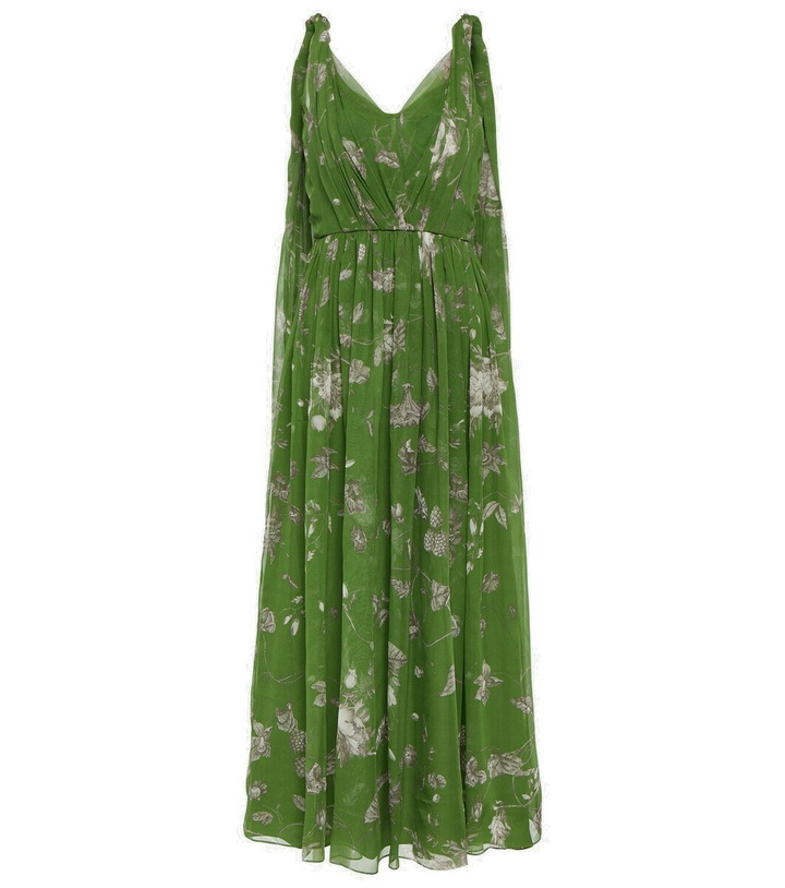 Photo: Erdem Floral caped silk maxi dress