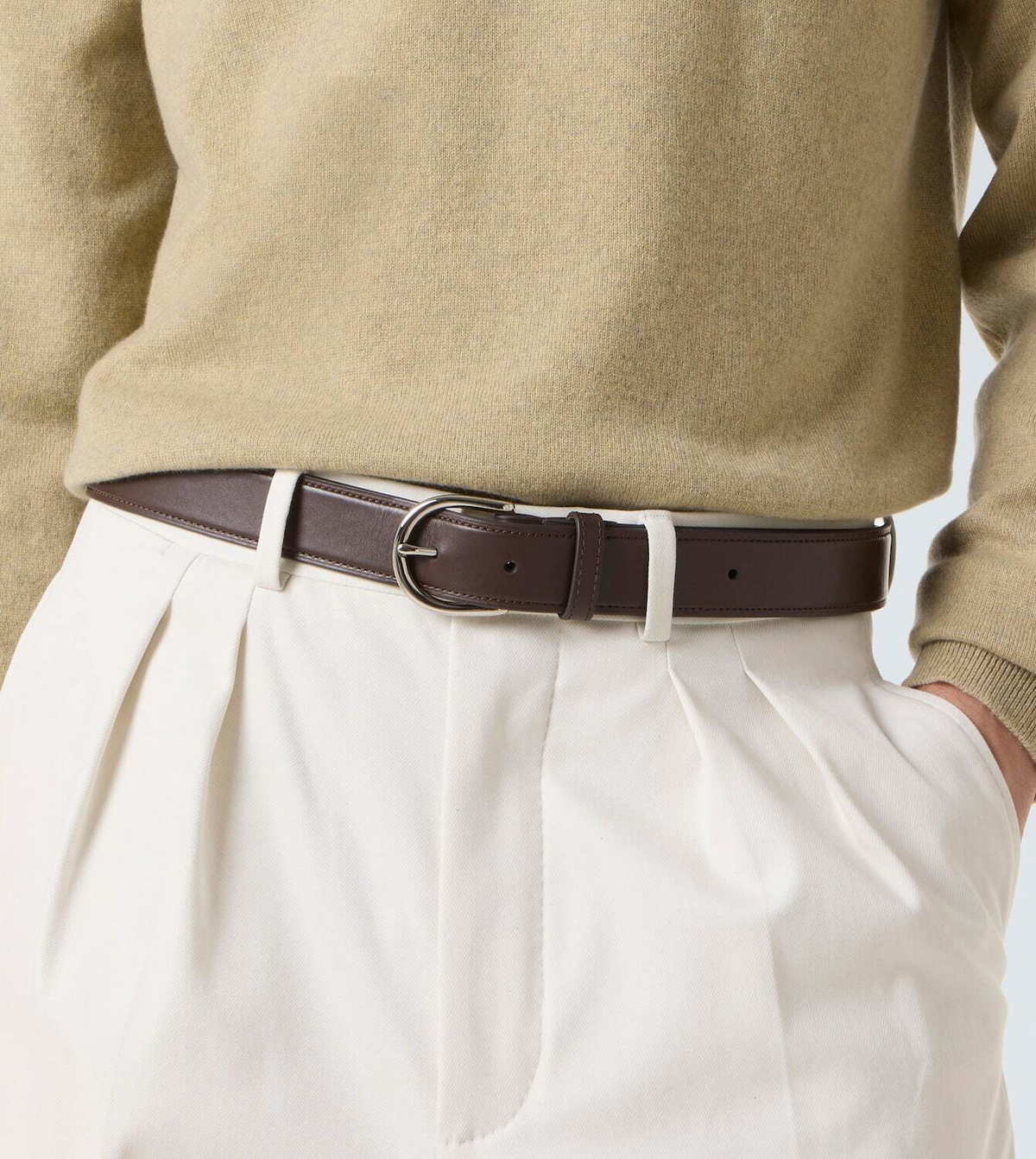 George Cleverley Leather belt