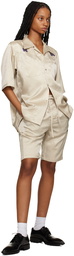 NEEDLES Beige String Cowboy Shorts