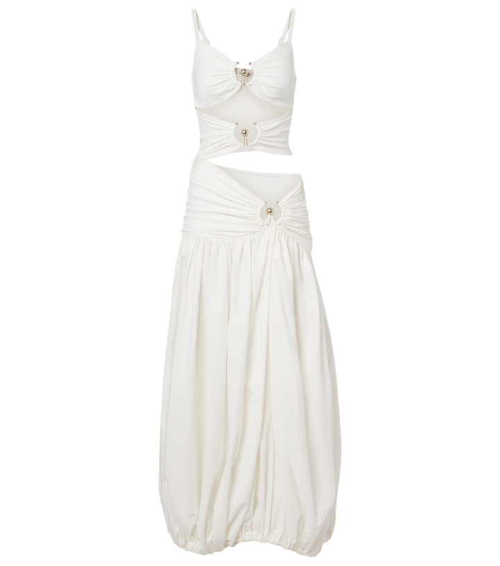 Photo: Christopher Esber Orbit cutout ruched jersey maxi dress