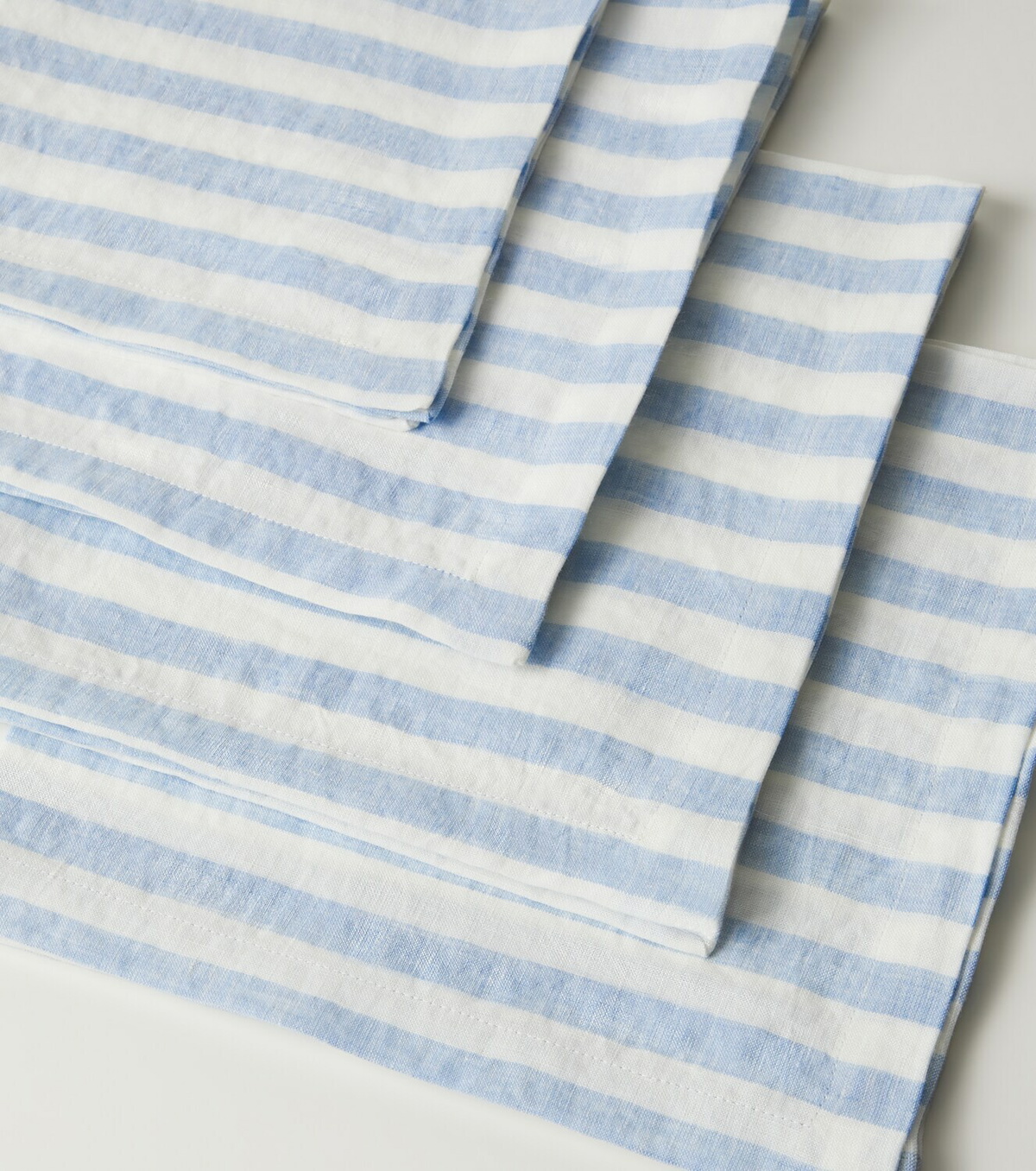 Once Milano Set of 4 striped linen napkins