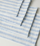 Once Milano Set of 4 striped linen napkins