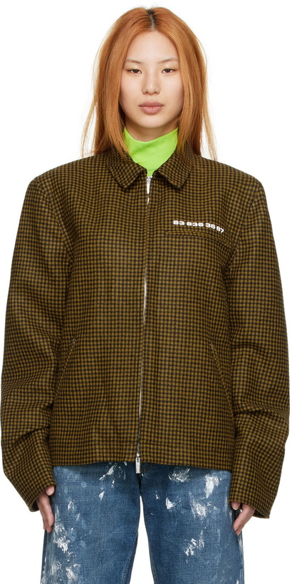Photo: VTMNTS Black & Yellow Wool Jacket