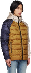 Canada Goose Blue & Tan Black Label Legacy Reversible Down Jacket