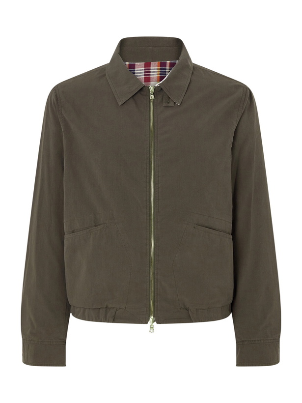 Photo: Drake's - Cotton-Twill Jacket - Green