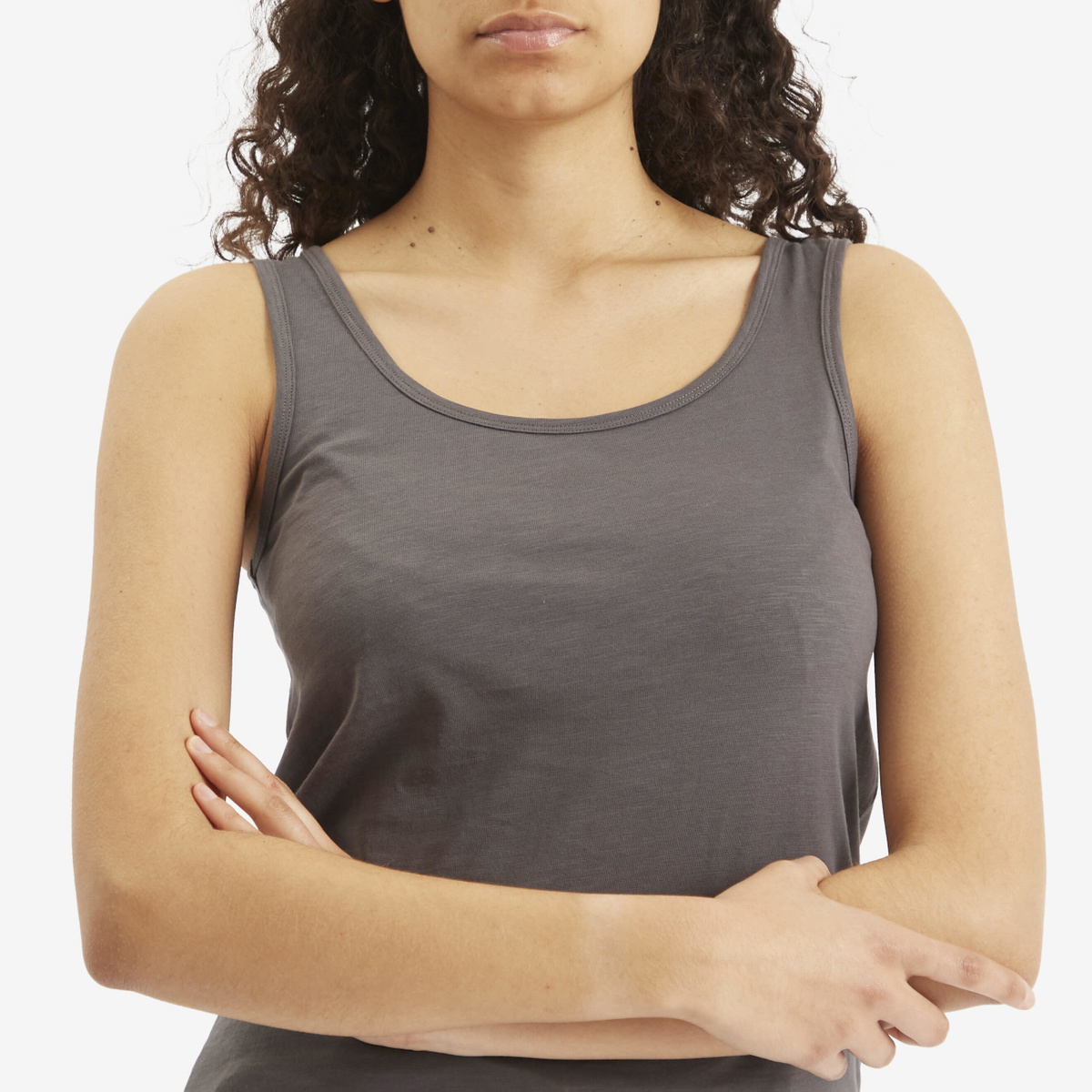 Studio Nicholson Women's Scoop Neck Vest in Thunder