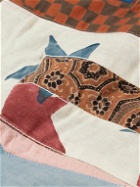 Story Mfg. - Padded Patchwork Printed Organic Cotton Scarf