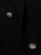 Nanushka - Joren Belted Wool-Blend Felt Coat - Black