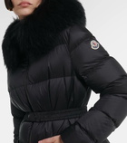 Moncler Boed shearling-trimmed down jacket