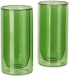 YIELD Green Double-Wall Glasses, 16oz