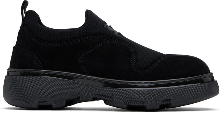 Photo: Burberry Black Suede Foam Sneakers
