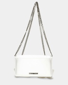 Steve Madden Bsaucer Bag in White Satin