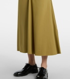 Victoria Beckham Gathered jersey T-shirt dress
