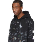Off-White SSENSE Exclusive Black Galaxy Brush Hoodie