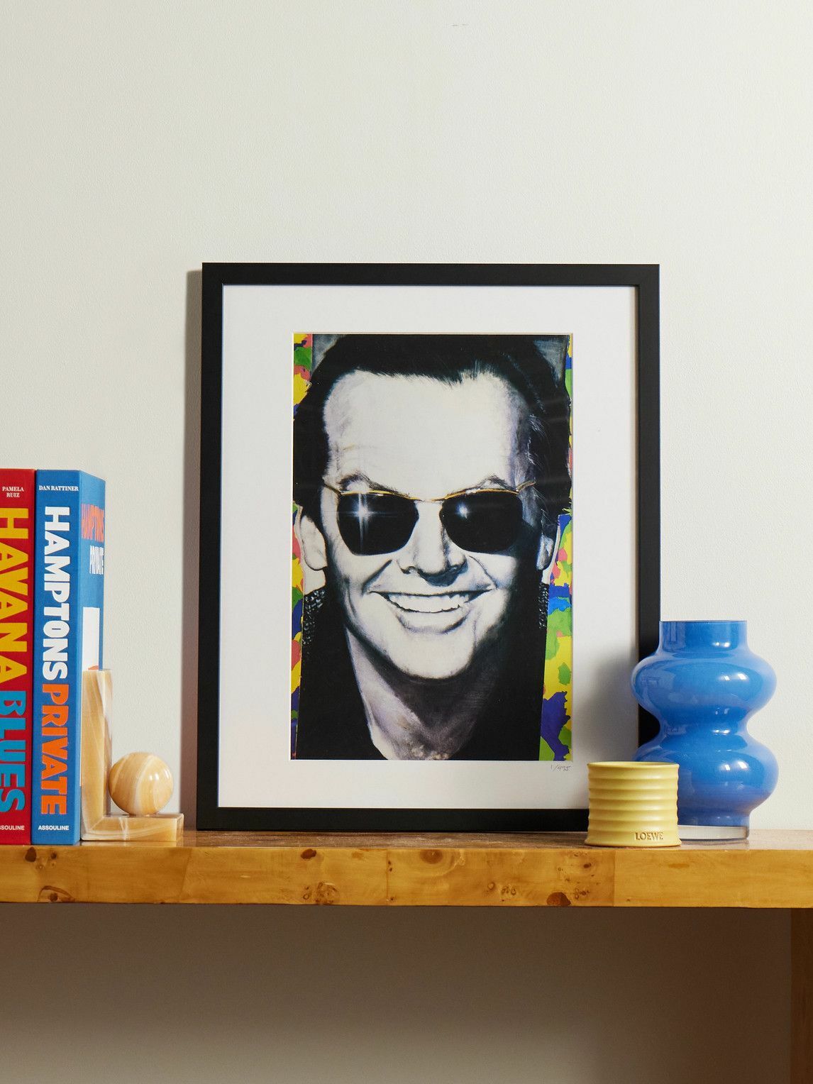 Sonic Editions - Framed 1984 Jack Nicholson Print, 16"x 20"