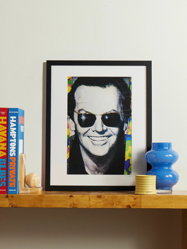Photo: Sonic Editions - Framed 1984 Jack Nicholson Print, 16"x 20"